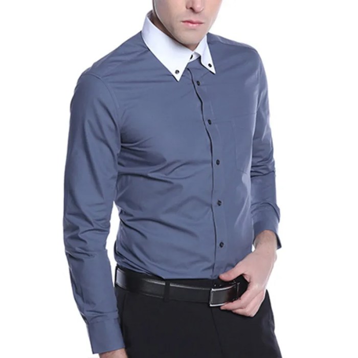 Dark Grey Dress Shirt Mens Elevate Your Style with Sophistication