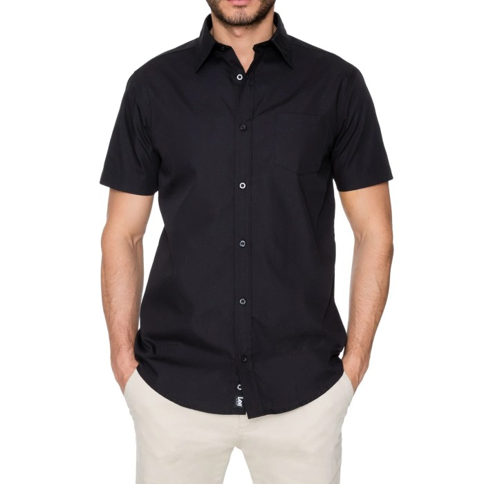 Men's dress shirt short sleeve