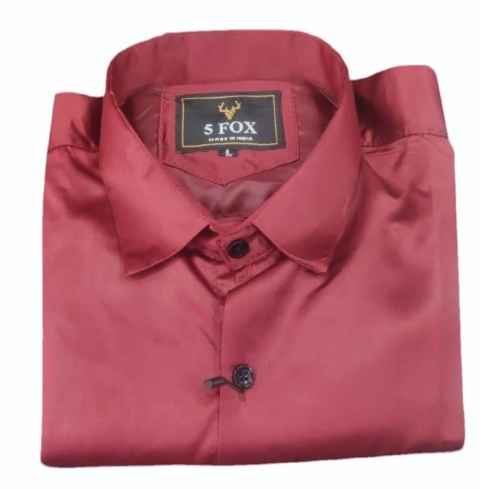 Red Mens Dress Shirt Elevate Your Style with This Classic Staple