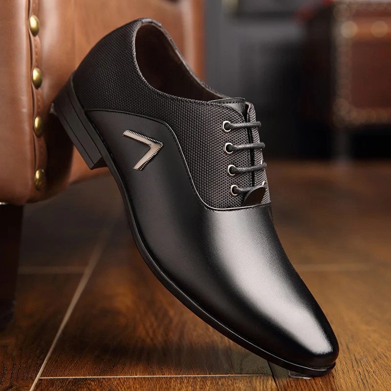 Studded mens dress shoes